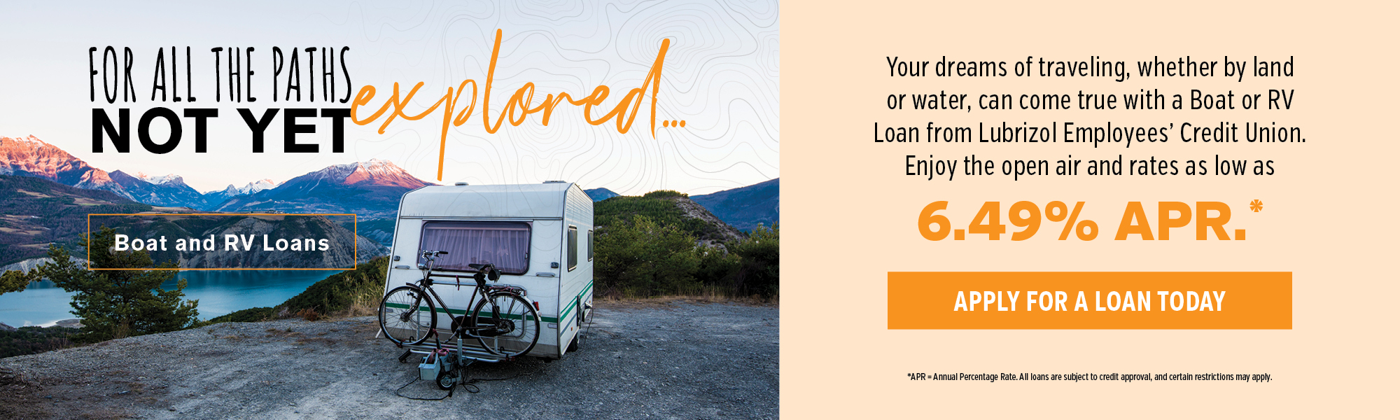 RV & boat loans. click to learn more